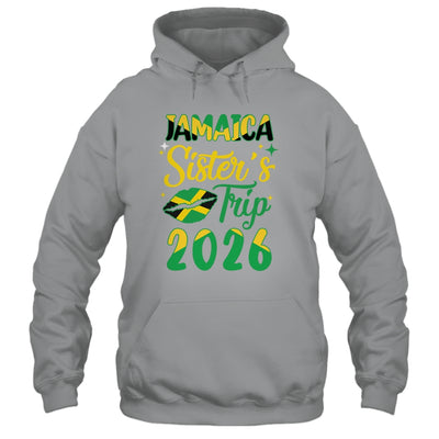 Jamaica 2026 Sisters Trip With Jamaican Flag And Kiss Shirt & Tank Top | teecentury
