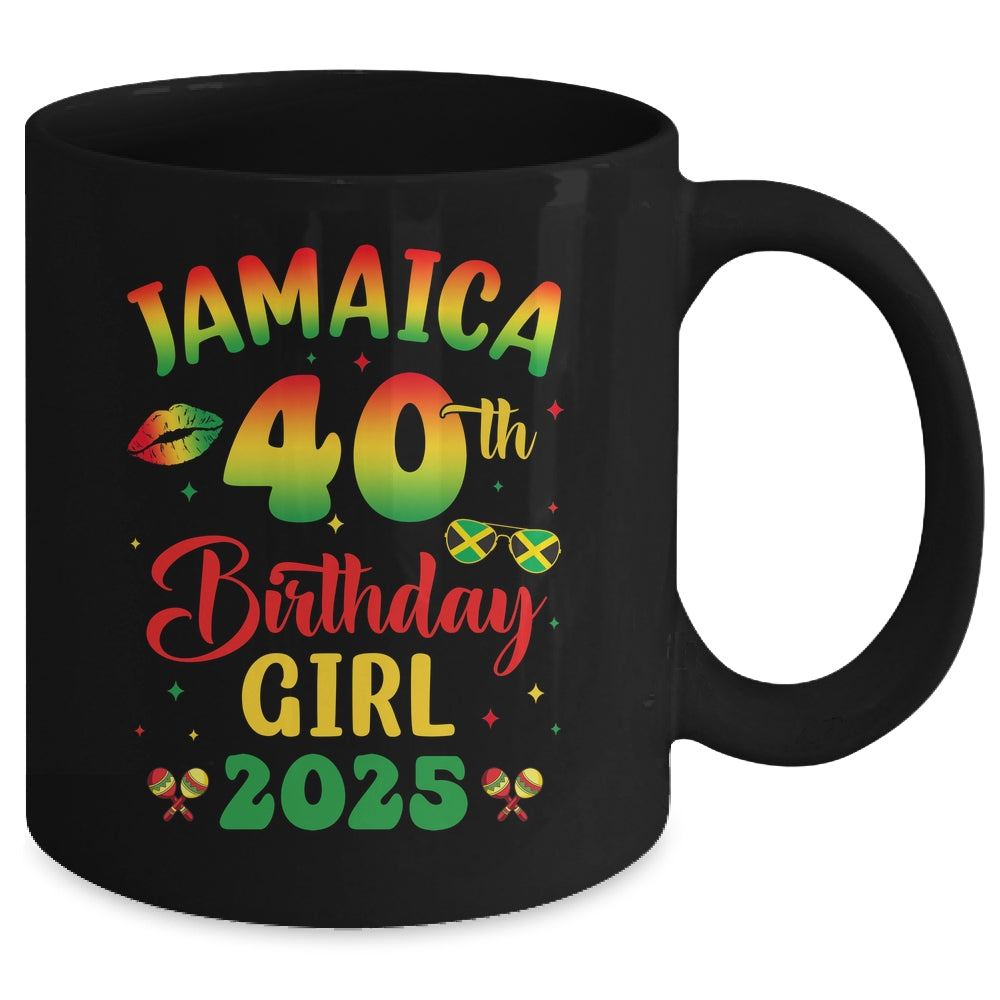 Jamaica 40th Birthday Girl 2025 Party Matching Group Mug | teecentury