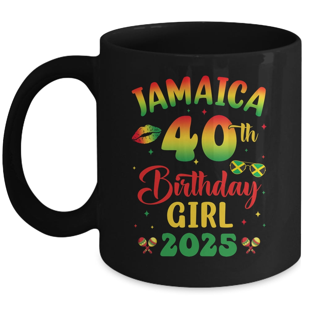 Jamaica 40th Birthday Girl 2025 Party Matching Group Mug | teecentury