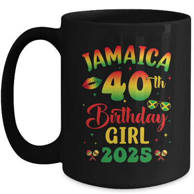 Jamaica 40th Birthday Girl 2025 Party Matching Group Mug | teecentury