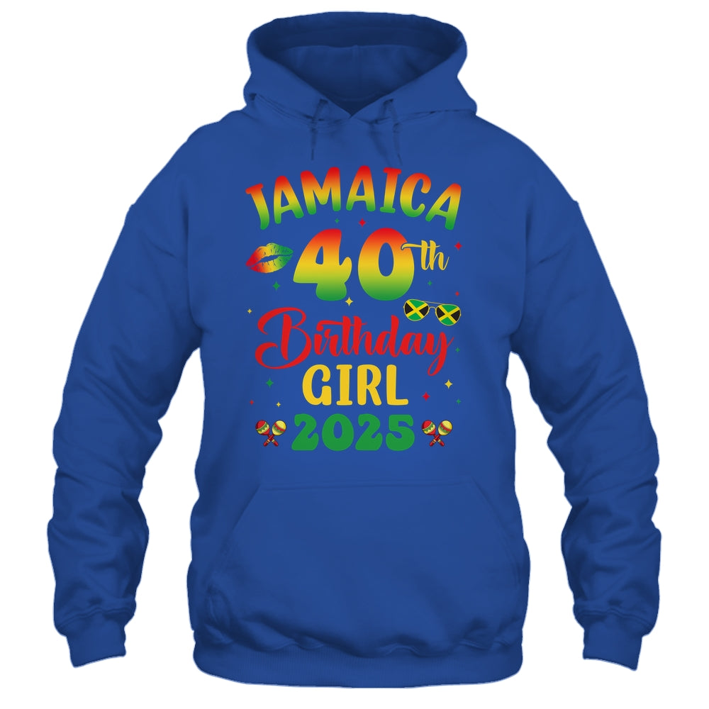 Jamaica 40th Birthday Girl 2025 Party Matching Group Shirt & Tank Top | teecentury