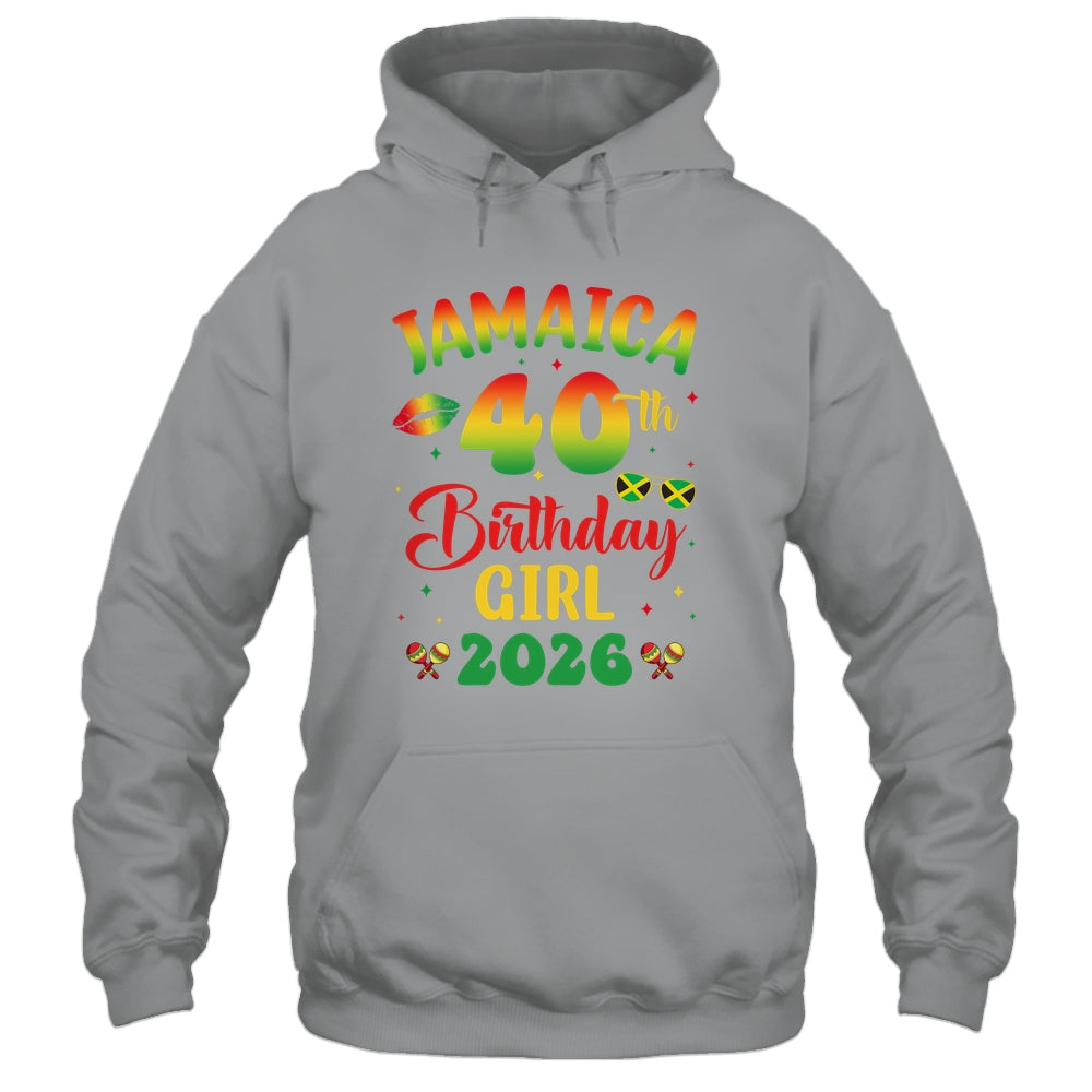 Jamaica 40th Birthday Girl 2026 Party Matching Group Shirt & Tank Top | teecentury