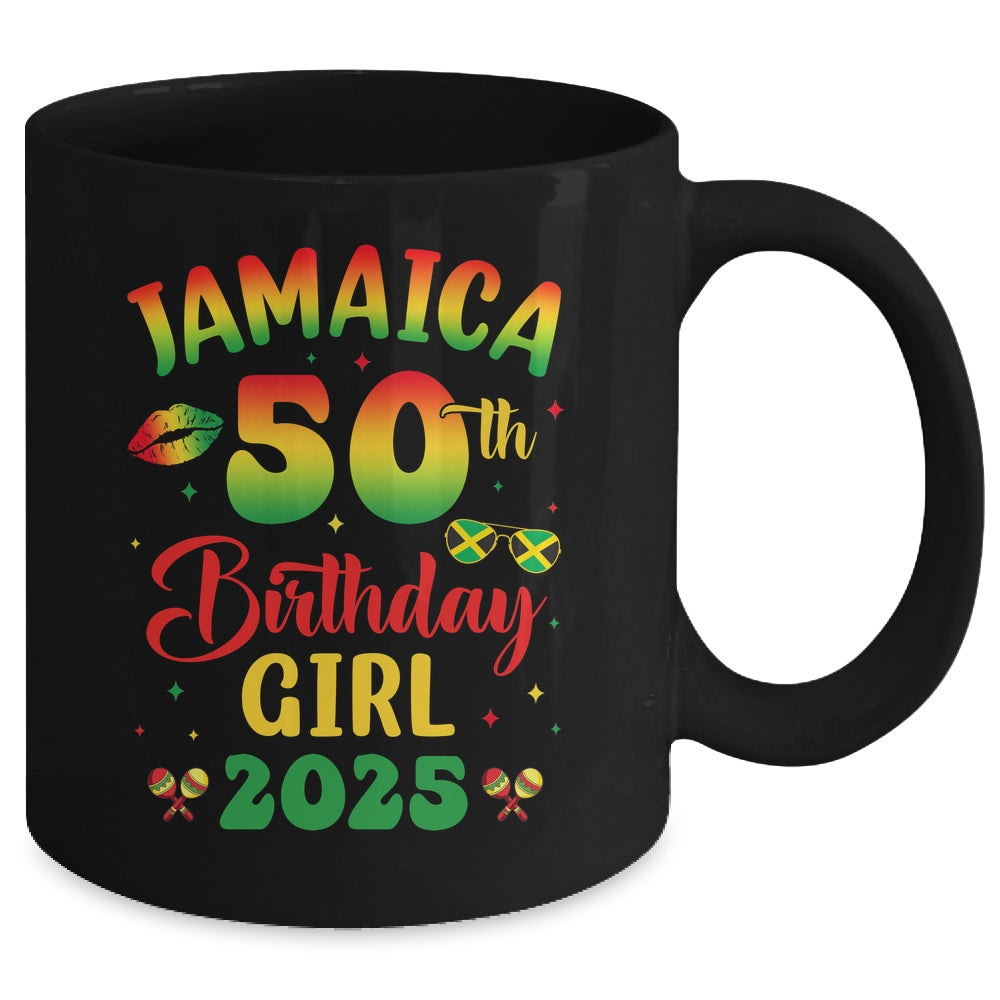 Jamaica 50th Birthday Girl 2025 Party Matching Group Mug | teecentury