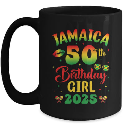 Jamaica 50th Birthday Girl 2025 Party Matching Group Mug | teecentury
