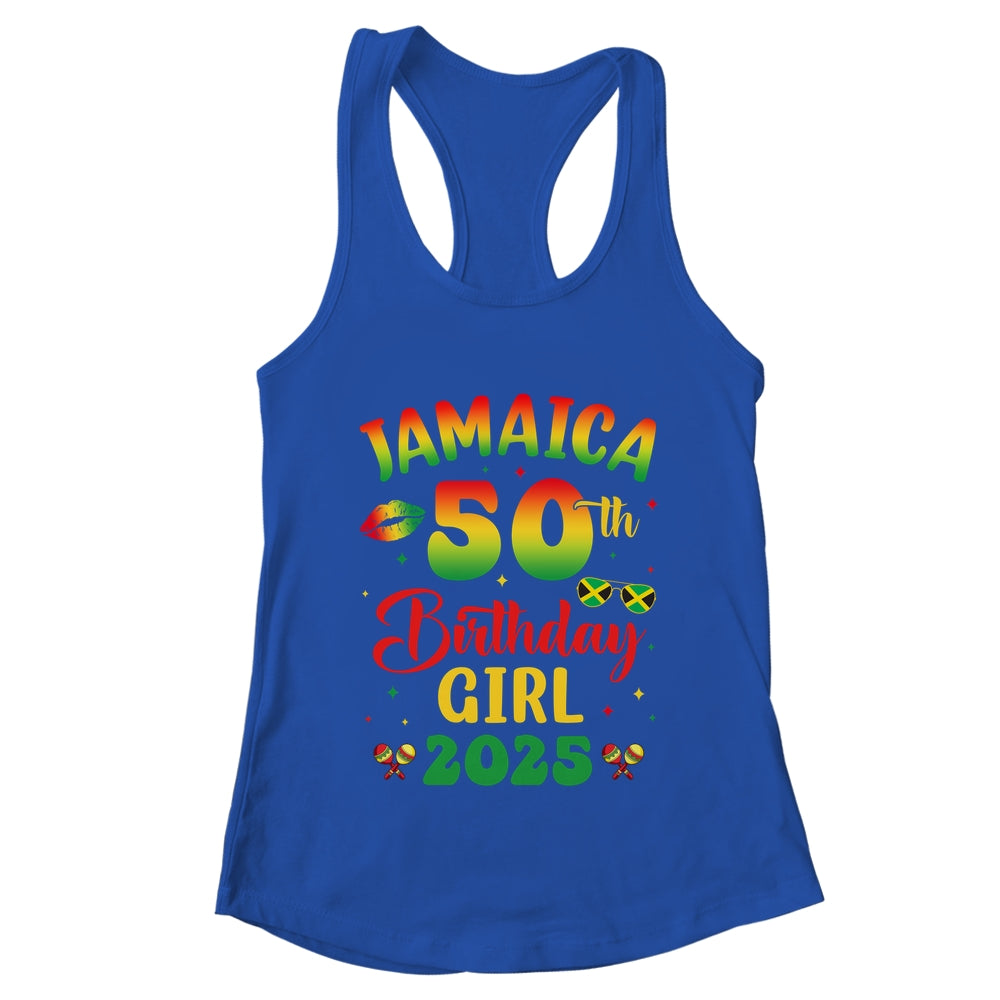 Jamaica 50th Birthday Girl 2025 Party Matching Group Shirt & Tank Top | teecentury