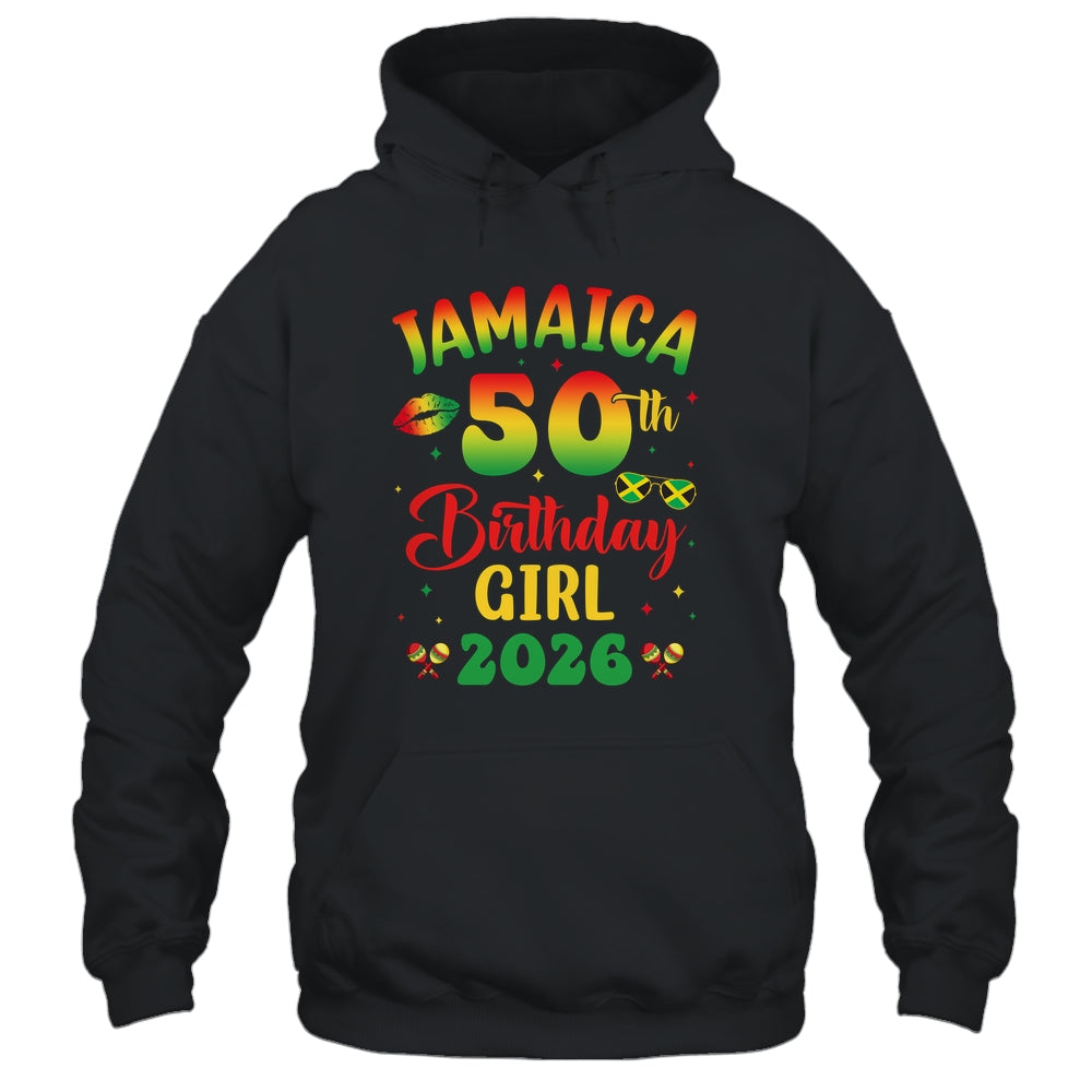 Jamaica 50th Birthday Girl 2026 Party Matching Group Shirt & Tank Top | teecentury