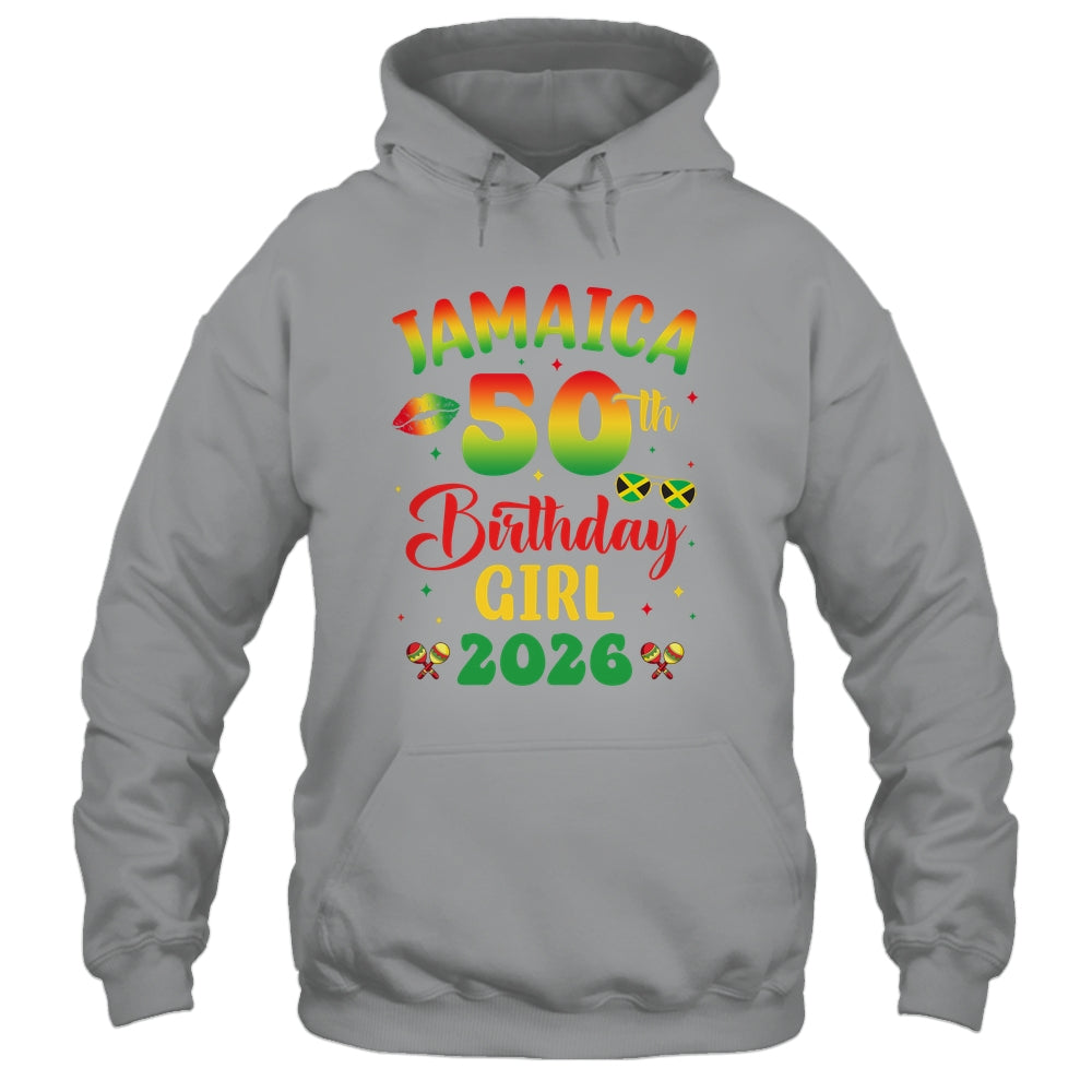 Jamaica 50th Birthday Girl 2026 Party Matching Group Shirt & Tank Top | teecentury
