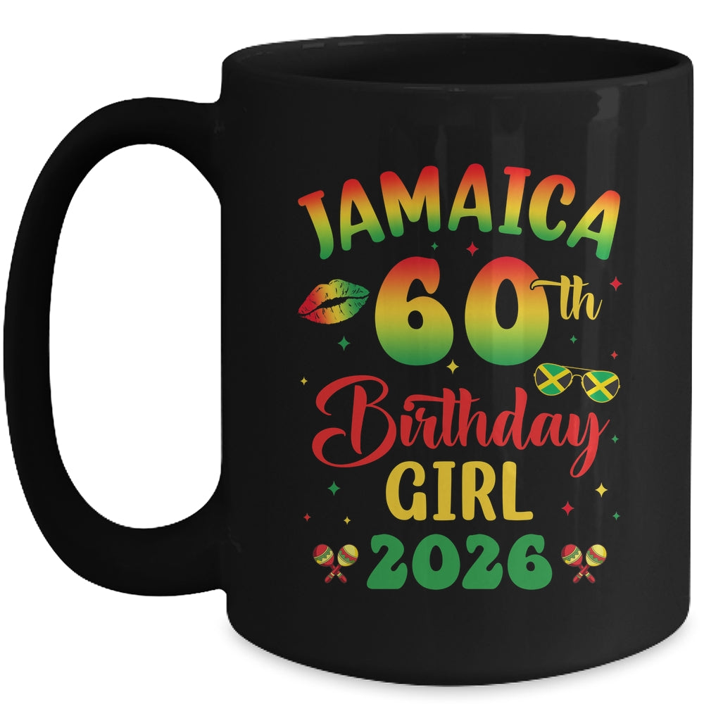 Jamaica 60th Birthday Girl 2026 Party Matching Group Mug | teecentury