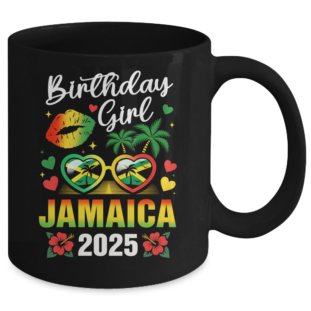 Jamaica Birthday Girl 2025 Birthday Party Squad Girls Trip Mug | teecentury