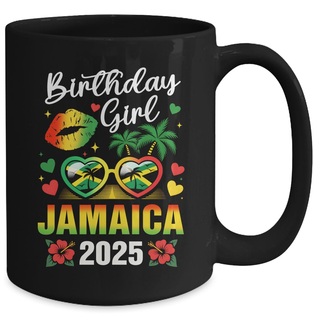 Jamaica Birthday Girl 2025 Birthday Party Squad Girls Trip Mug | teecentury