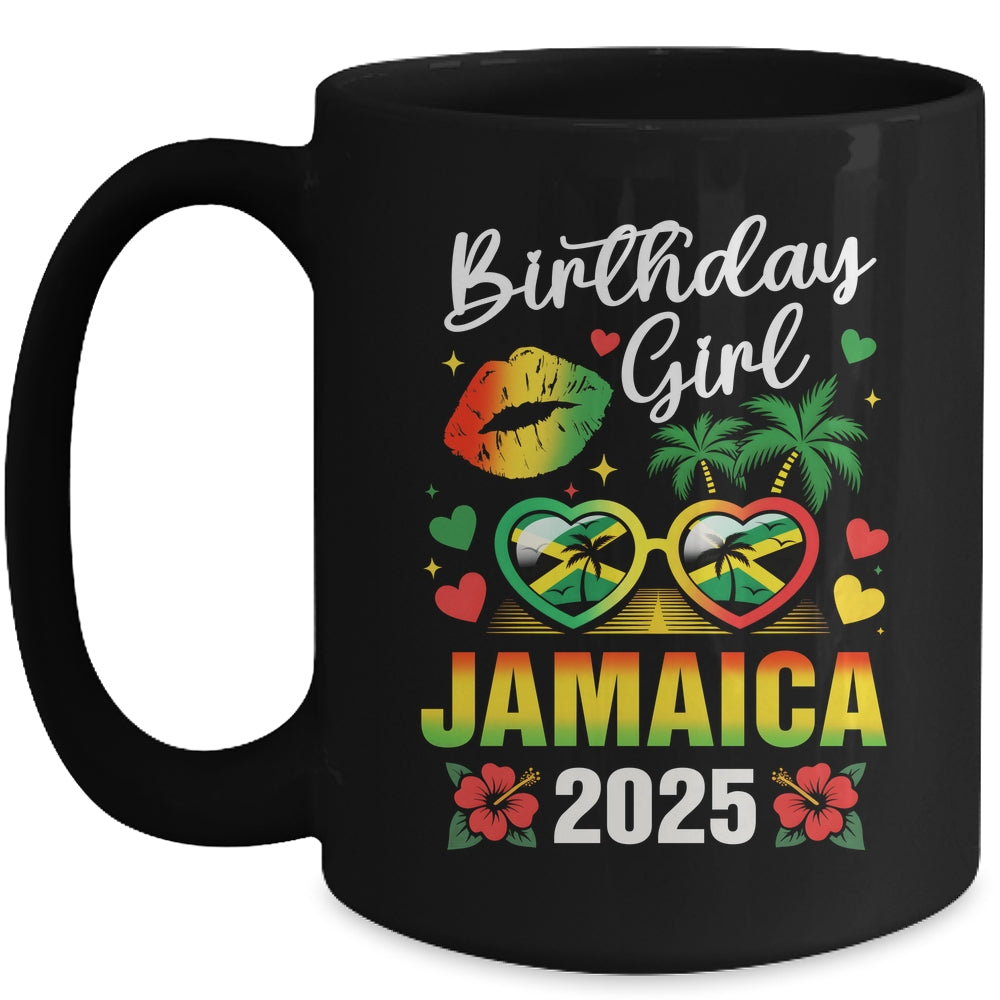 Jamaica Birthday Girl 2025 Birthday Party Squad Girls Trip Mug | teecentury