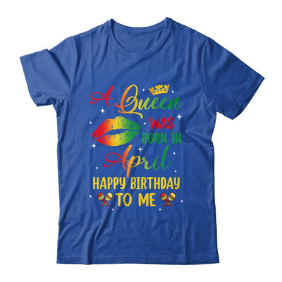 Jamaica Birthday Girl Party A Queen Was Born In April Shirt & Tank Top | teecentury