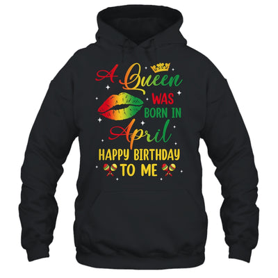 Jamaica Birthday Girl Party A Queen Was Born In April Shirt & Tank Top | teecentury