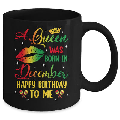 Jamaica Birthday Girl Party A Queen Was Born In December Mug | teecentury