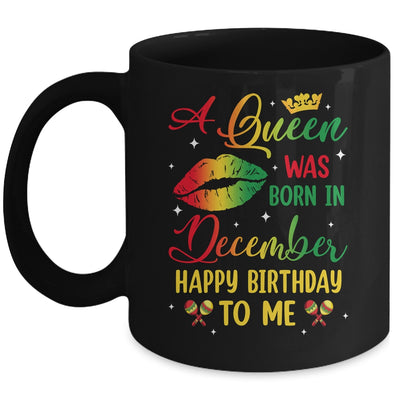 Jamaica Birthday Girl Party A Queen Was Born In December Mug | teecentury