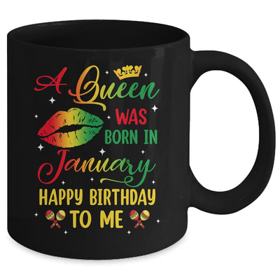 Jamaica Birthday Girl Party A Queen Was Born In January Mug | teecentury