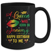 Jamaica Birthday Girl Party A Queen Was Born In January Mug | teecentury