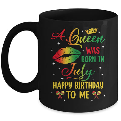 Jamaica Birthday Girl Party A Queen Was Born In July Mug | teecentury