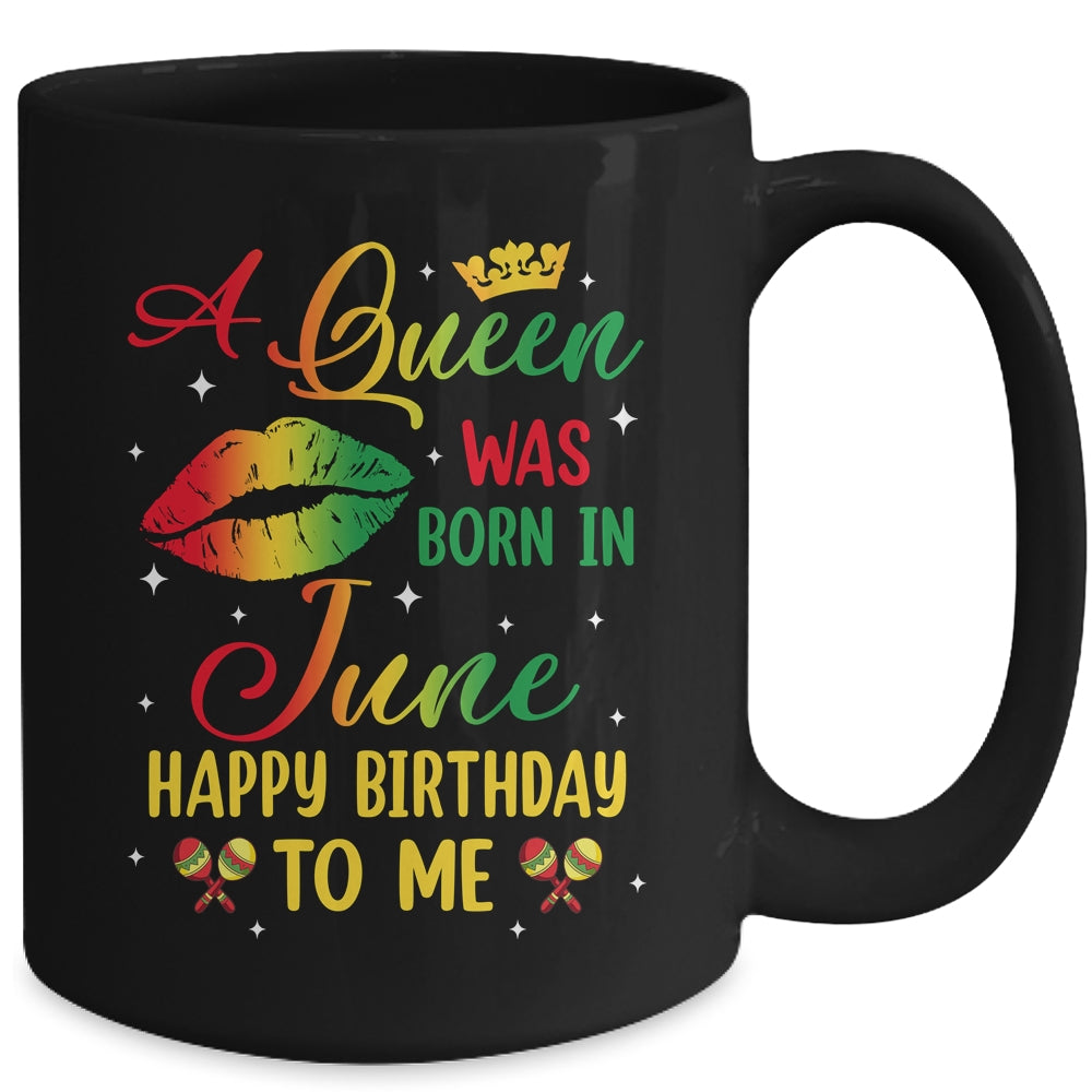 Jamaica Birthday Girl Party A Queen Was Born In June Mug | teecentury