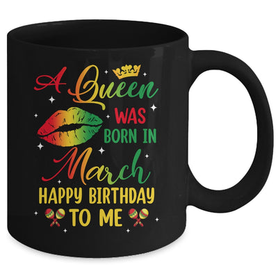 Jamaica Birthday Girl Party A Queen Was Born In March Mug | teecentury