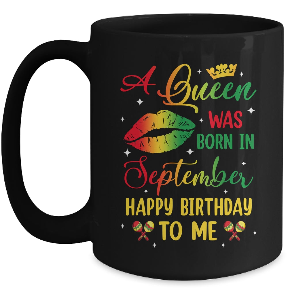 Jamaica Birthday Girl Party A Queen Was Born In September Mug | teecentury