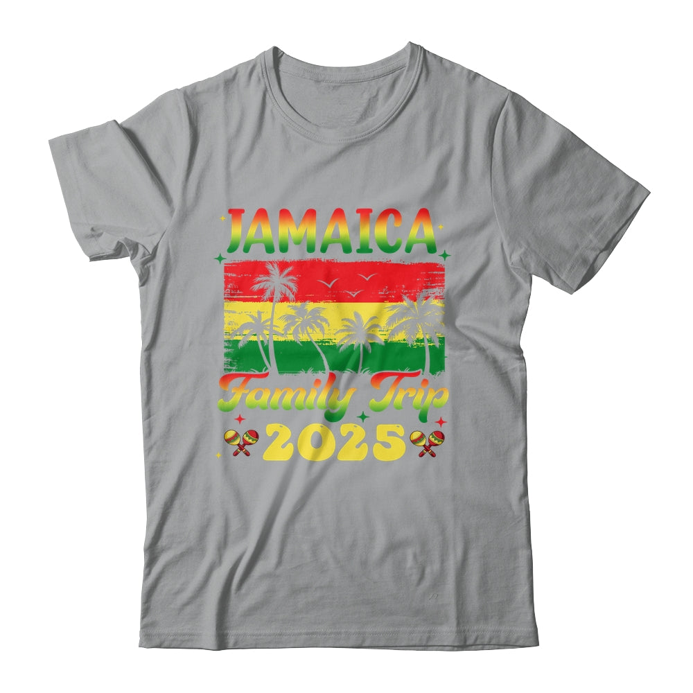 Jamaica Family Trip 2025 Jamaican Caribbean Beach Vacation Shirt & Tank Top | teecentury