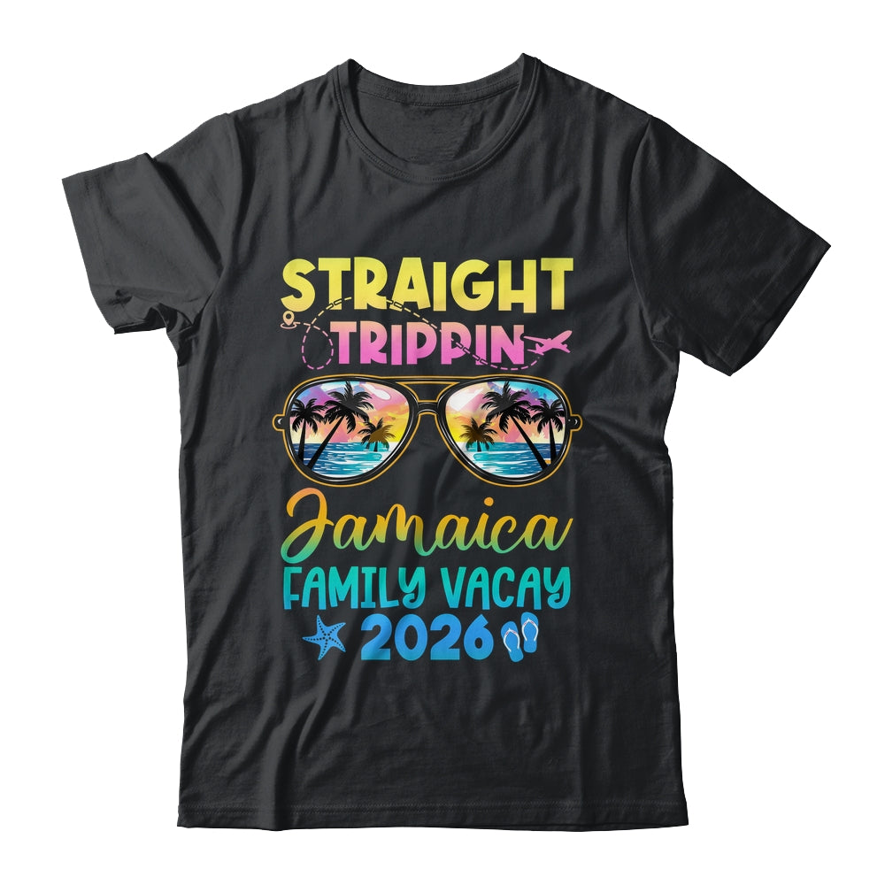 Jamaica Family Vacay Vacation 2026 Straight Trippin Shirt & Tank Top | teecentury