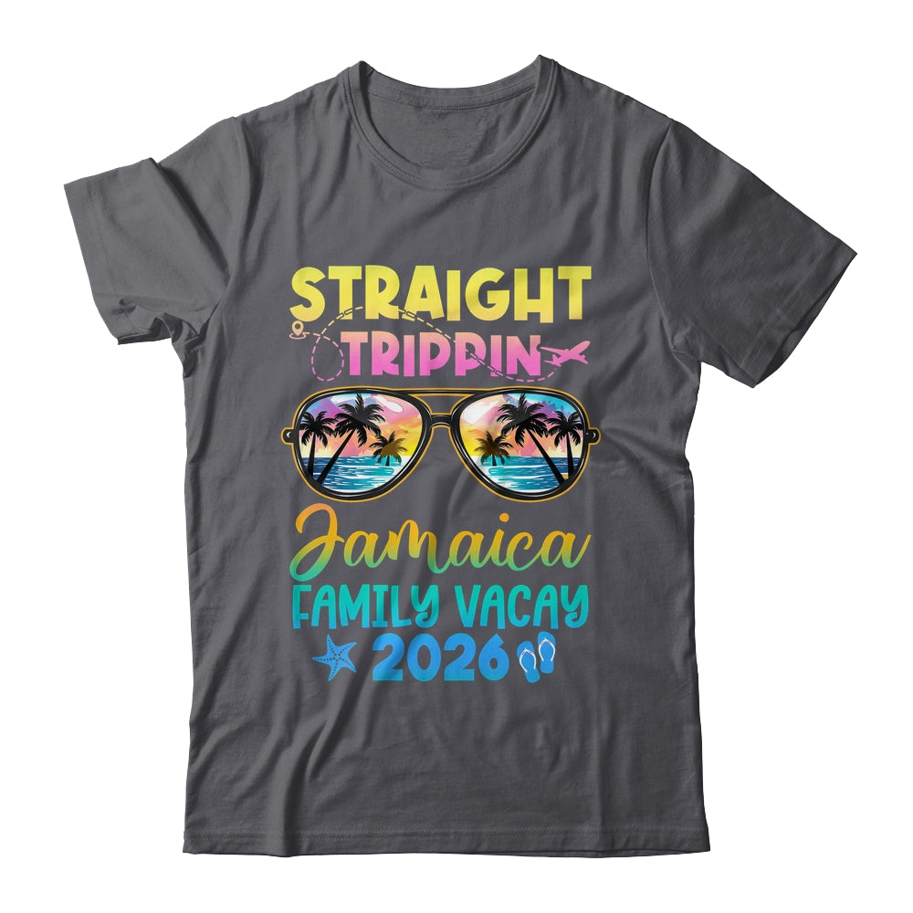 Jamaica Family Vacay Vacation 2026 Straight Trippin Shirt & Tank Top | teecentury