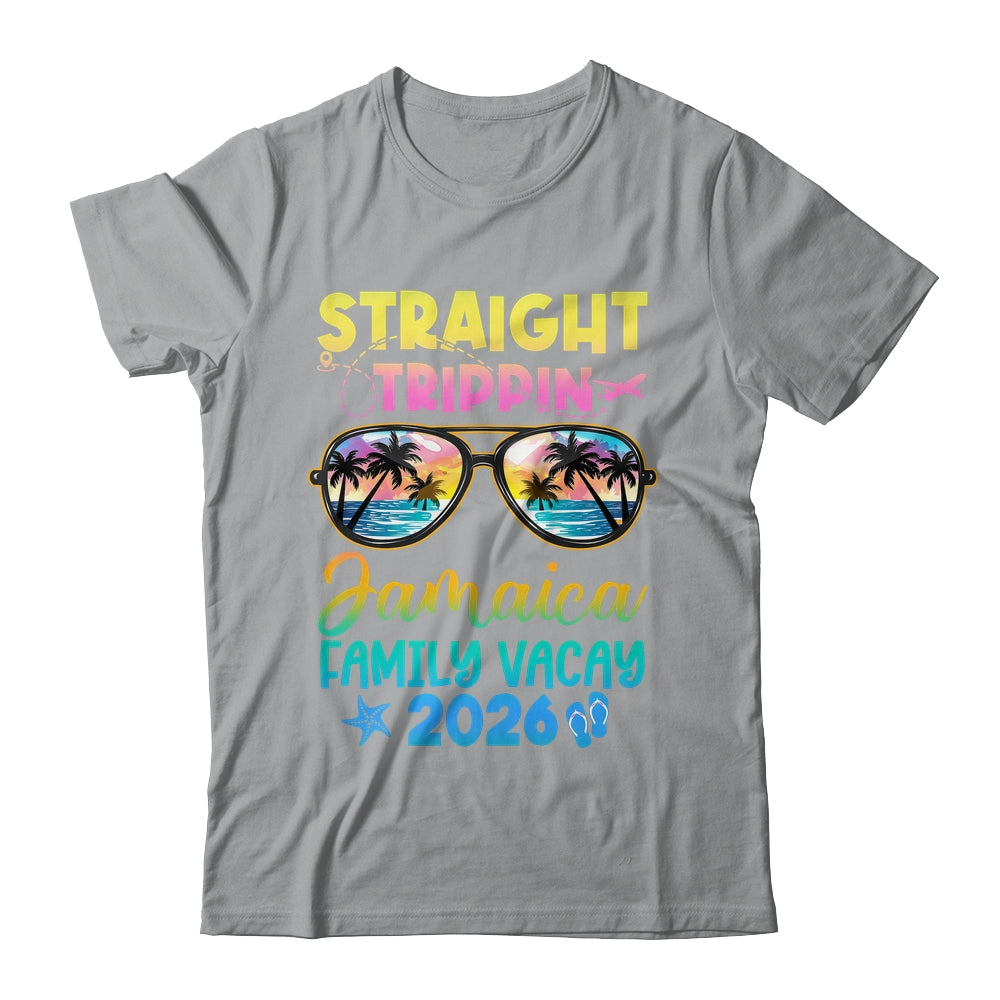 Jamaica Family Vacay Vacation 2026 Straight Trippin Shirt & Tank Top | teecentury
