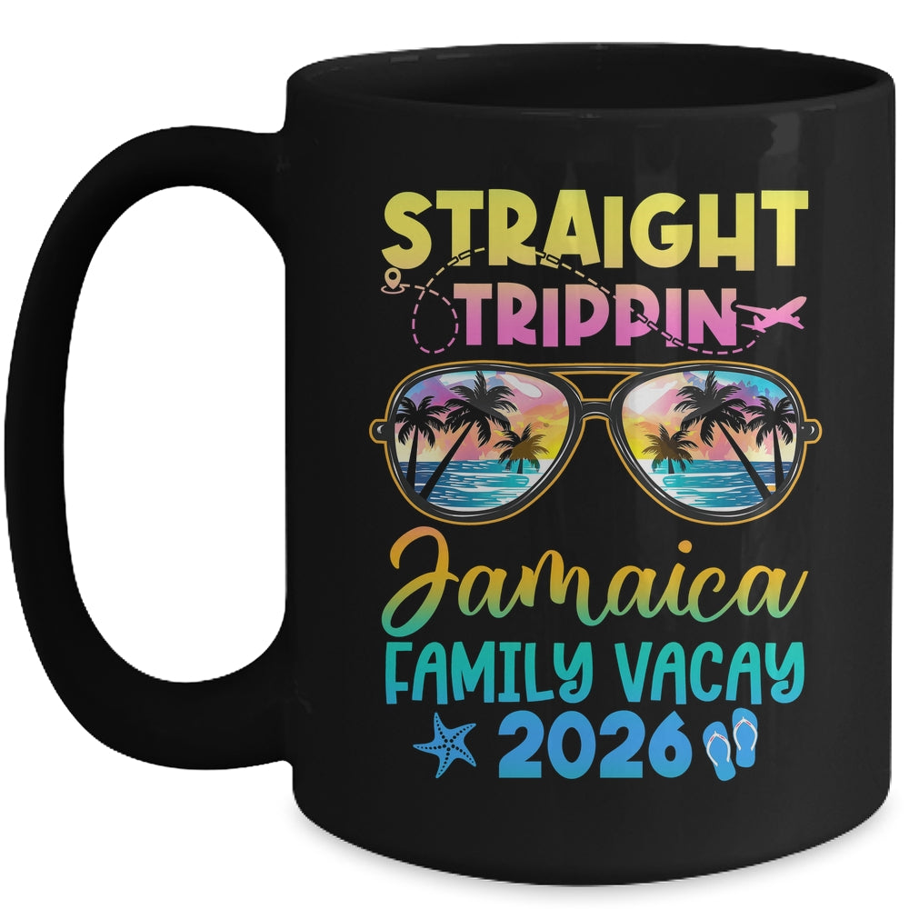 Jamaica Family Vacay Vacation 2026 Straight Trippin Mug | teecentury