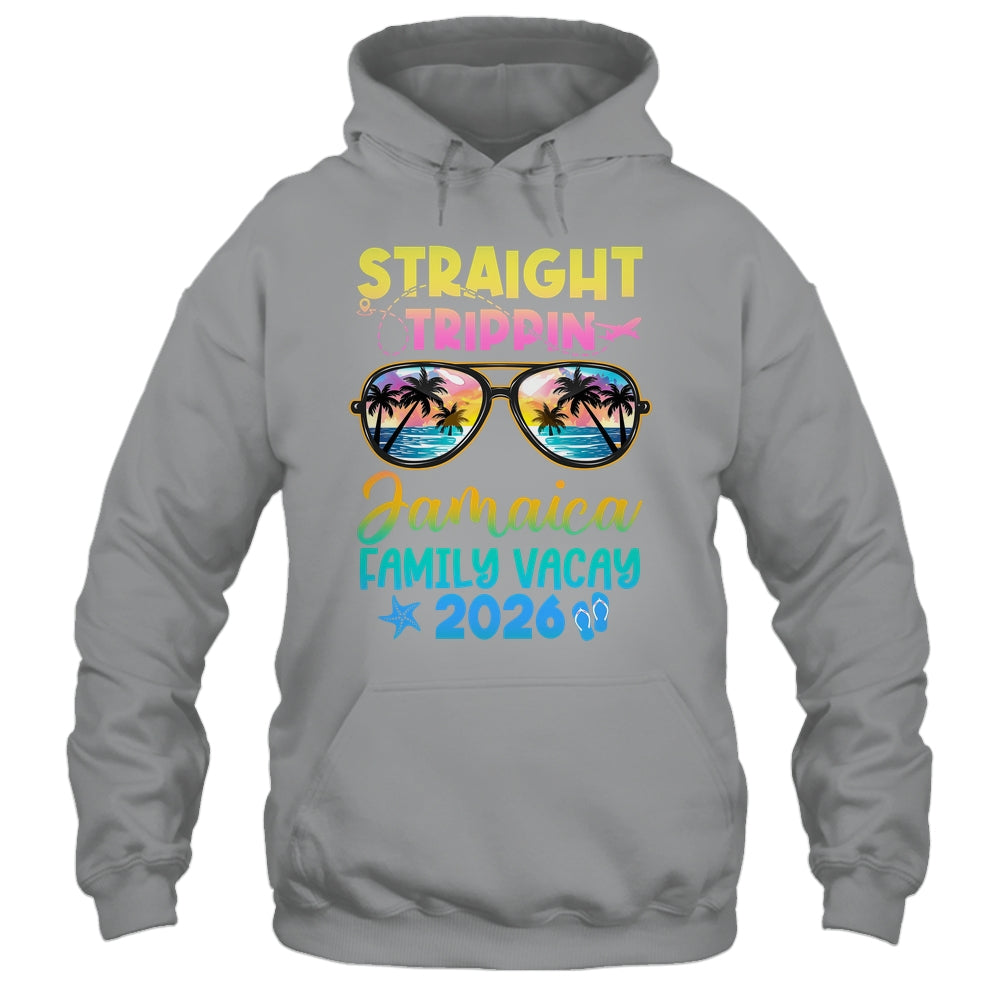 Jamaica Family Vacay Vacation 2026 Straight Trippin Shirt & Tank Top | teecentury