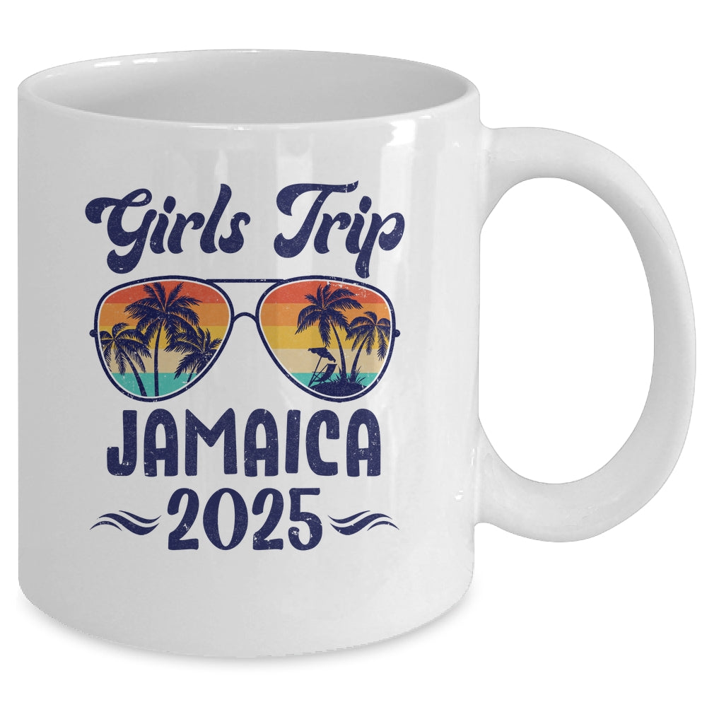 Jamaica Girls Trip Beach Vacation 2025 Matching Group Mug | teecentury