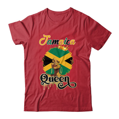 Jamaica Hair Flag Jamaican Black Girl Queen Afro Women Shirt & Tank Top | teecentury