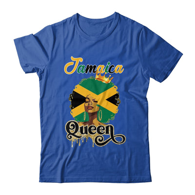 Jamaica Hair Flag Jamaican Black Girl Queen Afro Women Shirt & Tank Top | teecentury