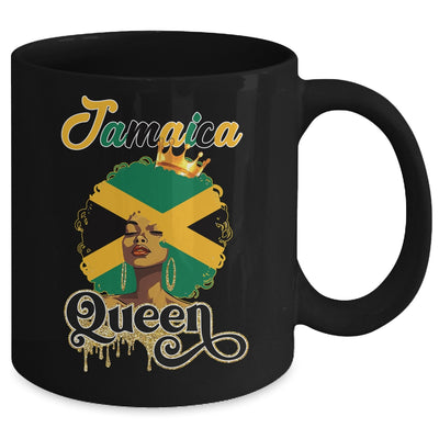 Jamaica Hair Flag Jamaican Black Girl Queen Afro Women Mug | teecentury