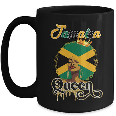 Jamaica Hair Flag Jamaican Black Girl Queen Afro Women Mug | teecentury