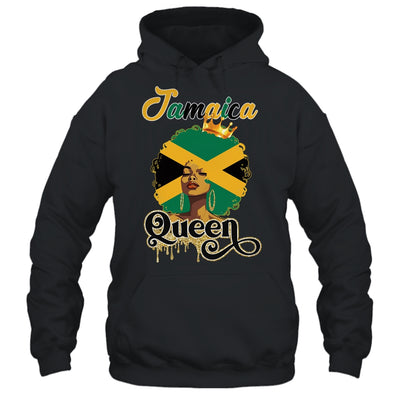 Jamaica Hair Flag Jamaican Black Girl Queen Afro Women Shirt & Tank Top | teecentury