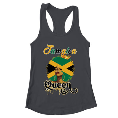 Jamaica Hair Flag Jamaican Black Girl Queen Afro Women Shirt & Tank Top | teecentury