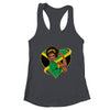 Jamaican Black Woman Melanin Jamaica Afro Girl Pride Flag Shirt & Tank Top | teecentury