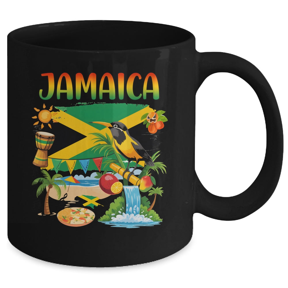 Jamaican Flag Outfit Kids Men Women Novelty Jamaica Flag Mug | teecentury