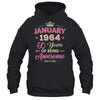 January 1964 60 Years Of Being Awesome Retro 60th Birthday Shirt & Tank Top | teecentury