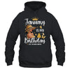 January Is My Birthday African American Woman Birthday Queen Shirt & Tank Top | teecentury