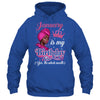 January Is My Birthday African Black Women Birthday Queen Shirt & Tank Top | teecentury