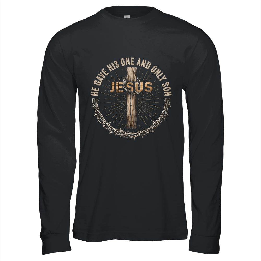 Jesus Christian Cross Bible John 3:16 Reflection Shirt & Hoodie | teecentury