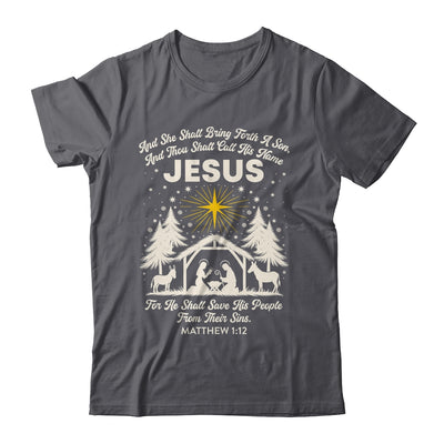 Jesus Christian Nativity Christmas Tree Xmas Family Holiday Shirt & Sweatshirt | teecentury