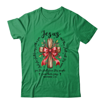 Jesus Christmas She Shall Bring Forth A Son Christian Xmas Shirt & Sweatshirt | teecentury