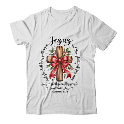 Jesus Christmas She Shall Bring Forth A Son Christian Xmas Shirt & Sweatshirt | teecentury