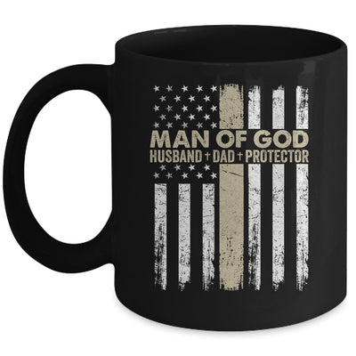 Jesus God Religious Man Of God Husband Dad Protector Mug | teecentury