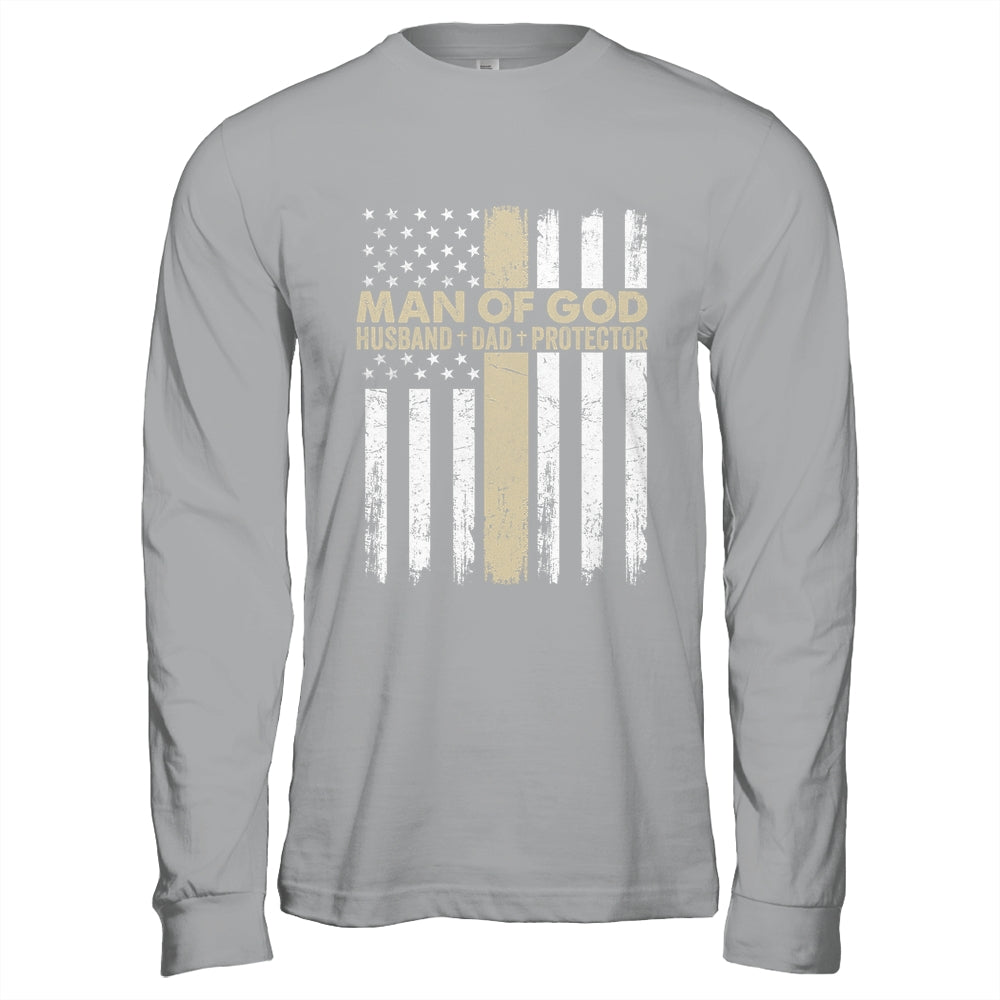 Jesus God Religious Man Of God Husband Dad Protector Shirt & Hoodie | teecentury
