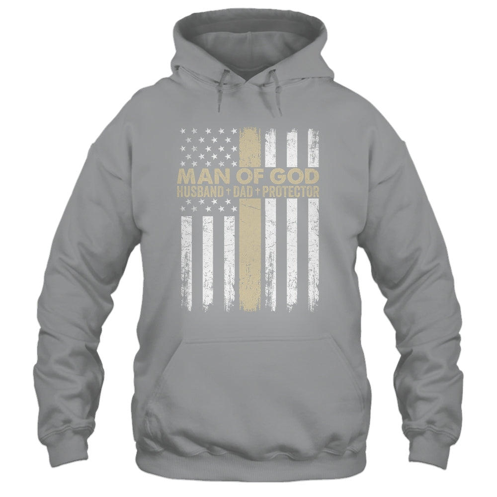 Jesus God Religious Man Of God Husband Dad Protector Shirt & Hoodie | teecentury